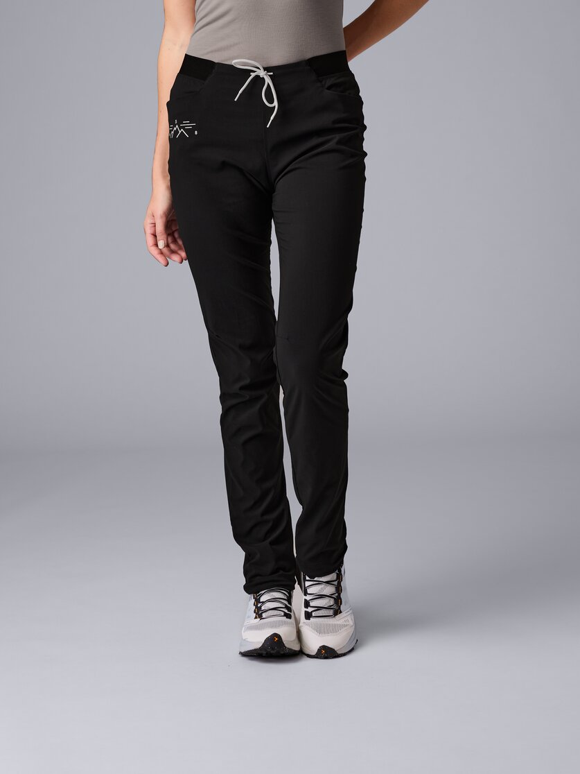 Martini Sportswear - Alpmate Pants W - Long pants in black-white - front view model - Women