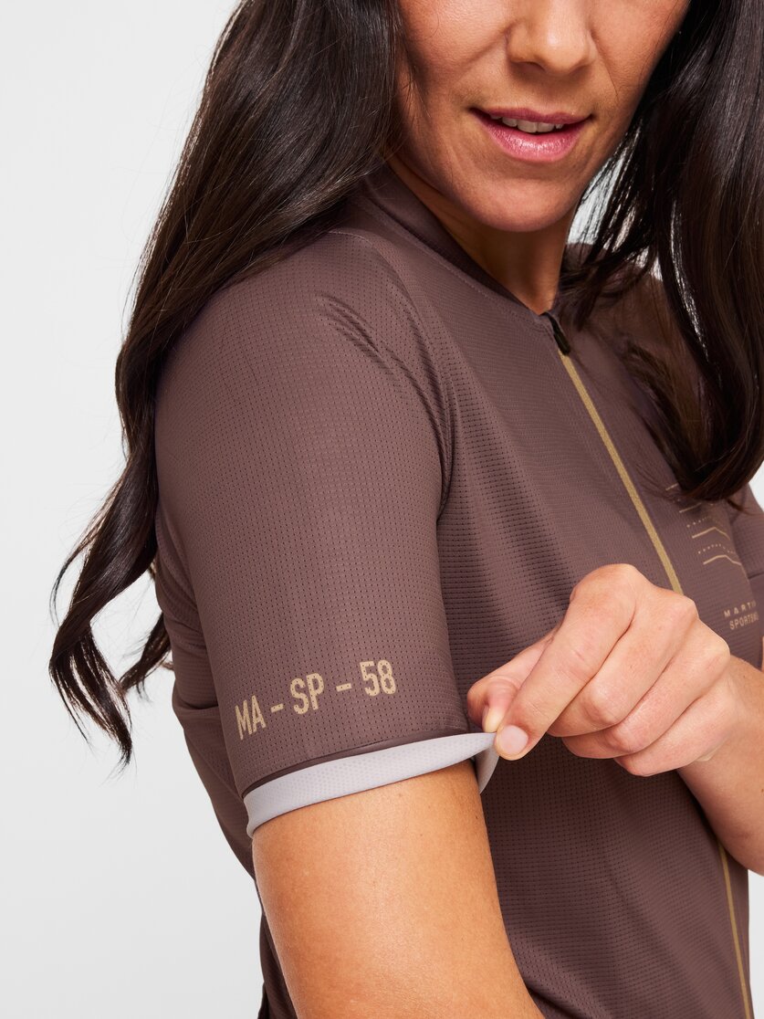 Martini Sportswear - Velox Road Bike Tricot W - T-Shirts in off white-granite - Detail 3 - Damen
