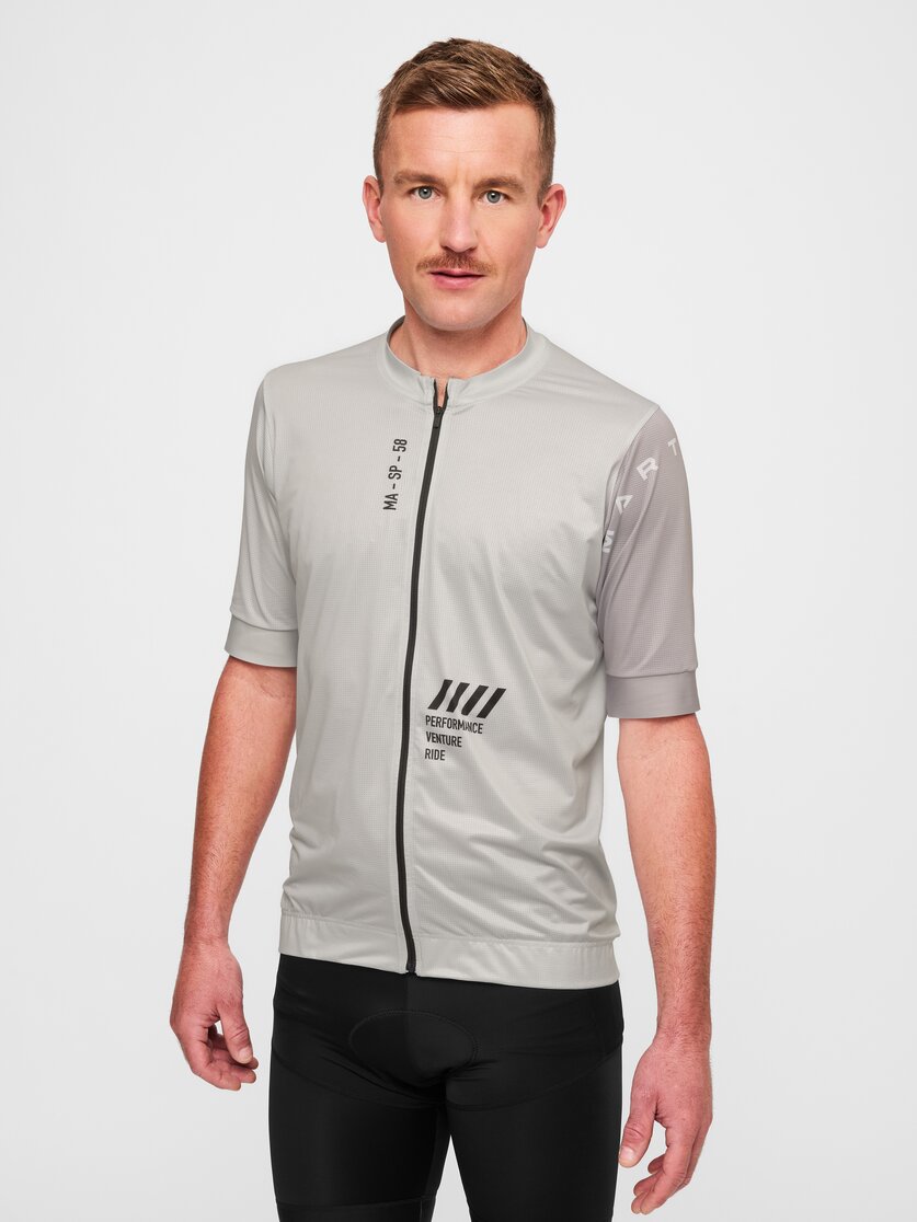 Martini Sportswear - Velox Road Bike Tricot M - T-Shirts in true navy-spanish green - Vorderansicht Model - Herren