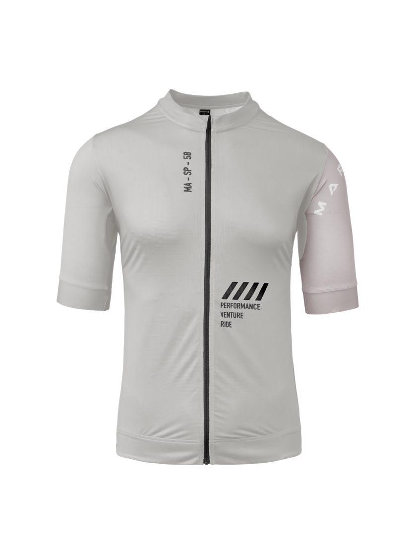 Martini Sportswear - Velox Road Bike Tricot M - T-Shirts in fog - Vorderansicht - Herren