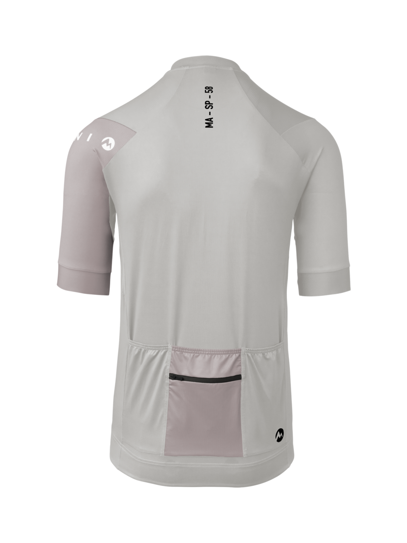 Martini Sportswear - Velox Road Bike Tricot M - T-Shirts in fog - Rückansicht - Herren