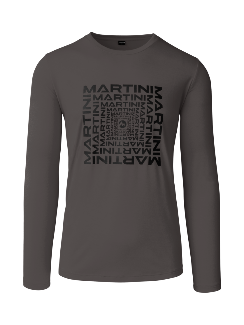 Martini Sportswear - Wildtrack Shirt M - Longsleeves in steel - front view - Men