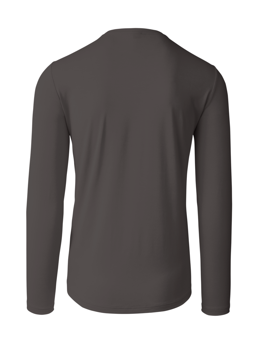 Martini Sportswear - Wildtrack Shirt M - Longsleeves in steel - rear view - Men