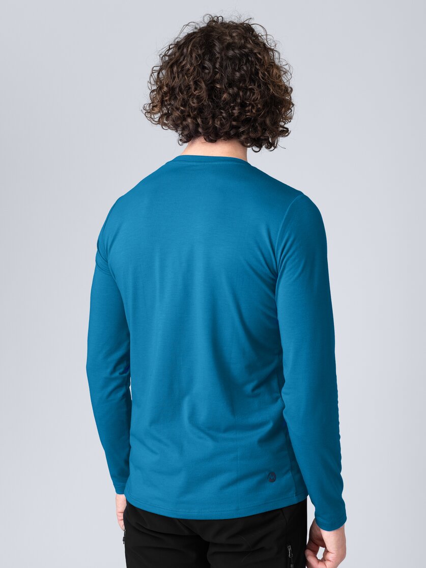 Martini Sportswear - Wildtrack Shirt M - Longsleeves in seaport - rear view model - Men