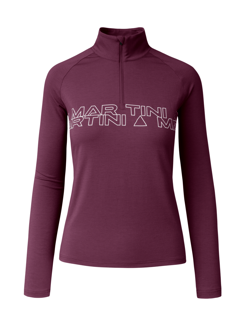 Martini Sportswear - Fullforce Halfzip Shirt W - Langarmshirts in fairy tale - Vorderansicht - Damen