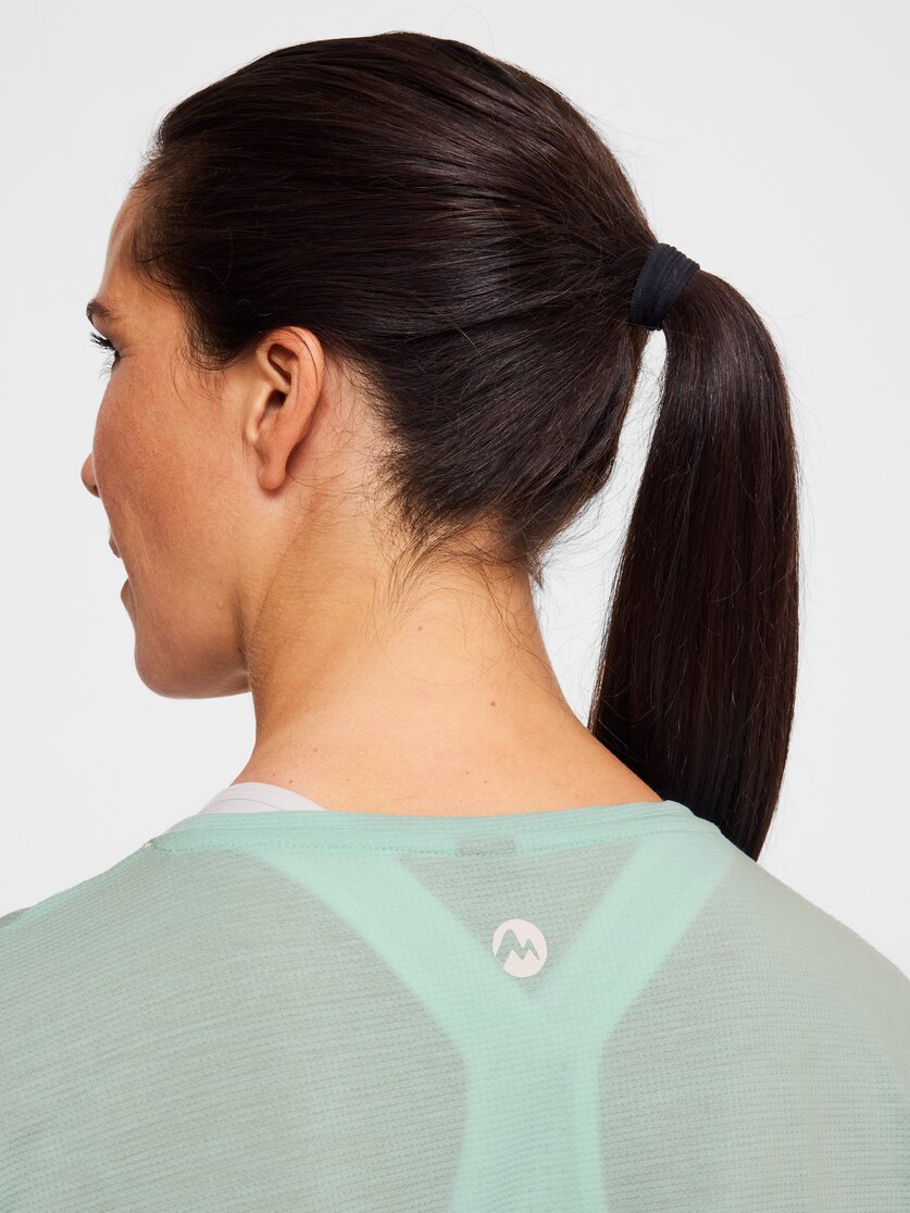 Martini Sportswear - Alpmate Flow Shirt W - T-Shirts in black-ibiza blue - Detail 1 - Damen