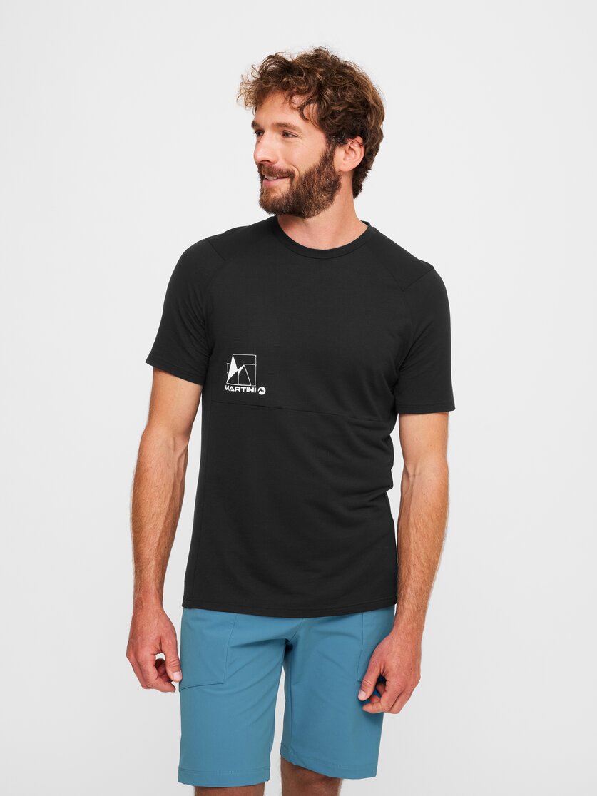 Martini Sportswear - Alpmate Flow Shirt M - T-Shirts in true navy - Vorderansicht Model - Herren
