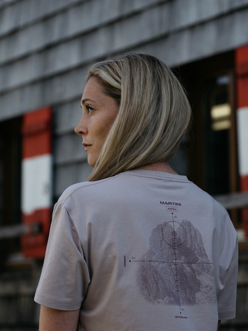 Martini Sportswear - Alpmate ComTee Shirt W - T-Shirts in off white-granite - Detail 3 - Damen