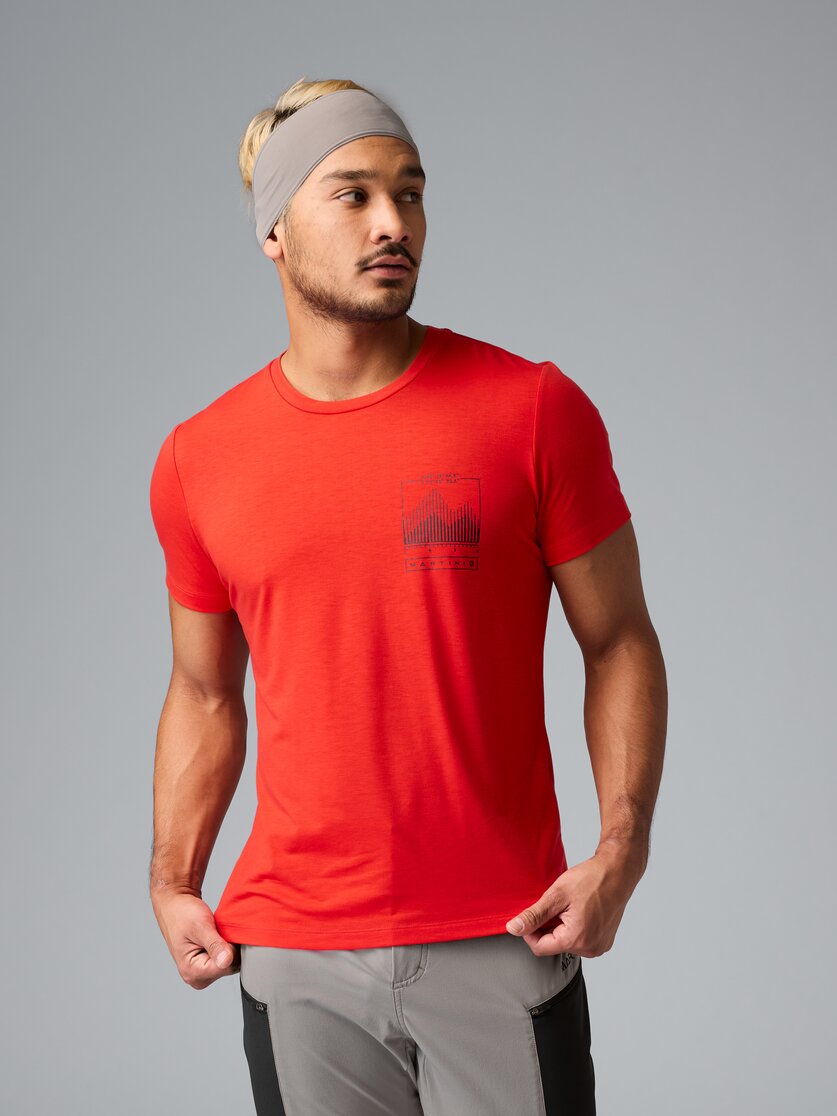 Martini Sportswear - Daybreaker Shirt M - T-Shirts in white-black - Vorderansicht Model - Herren