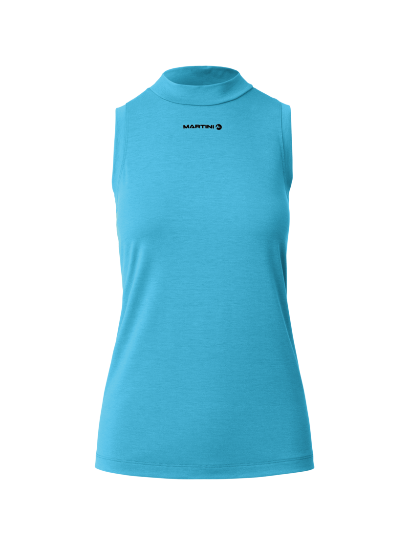 Martini Sportswear - Trektech Sleeveless Shirt W - Tops in sky - vista frontale - Donna