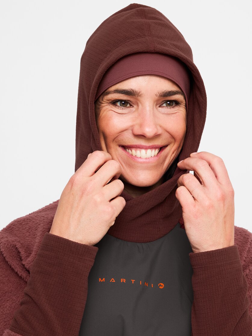 Martini Sportswear - Wildtrack Hoodie Primaloft® Active W  - Hoodies in misty blue-granite - Detail 3 - Women