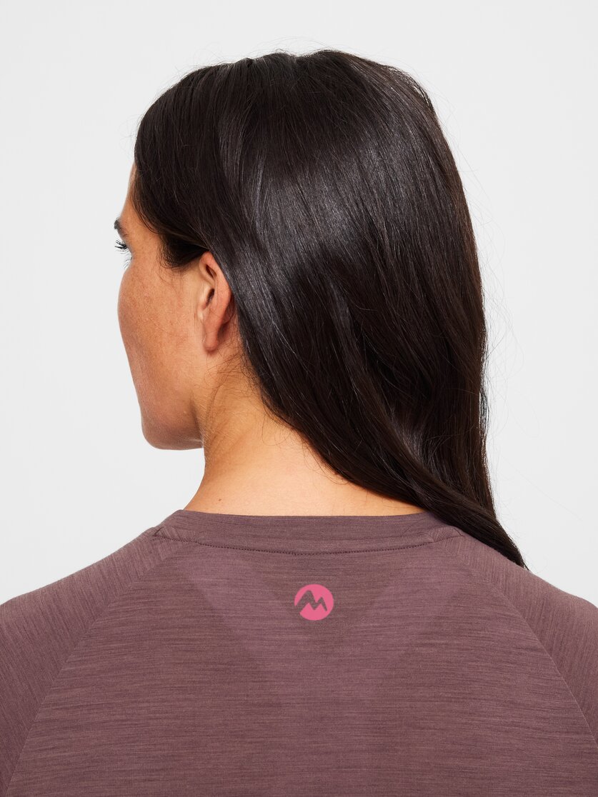 Martini Sportswear - Highventure LS Shirt W - Longsleeves in black-ibiza blue - Detail 2 - Women