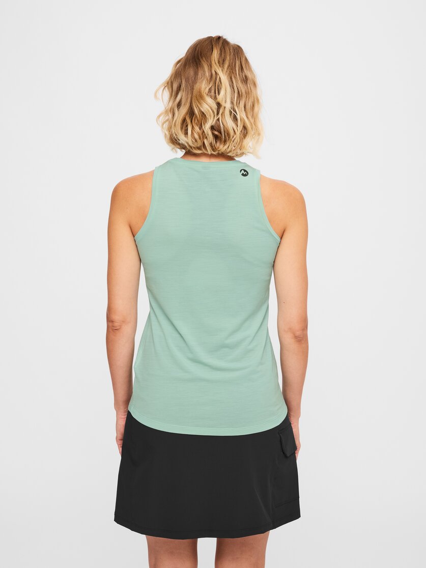Martini Sportswear - Highventure Loom Tanktop W - Tops in off white-plume - Rückansicht Model - Damen