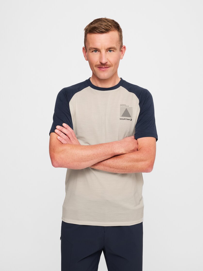 Martini Sportswear - Highventure Loom Shirt M - T-Shirts in true navy - Vorderansicht Model - Herren