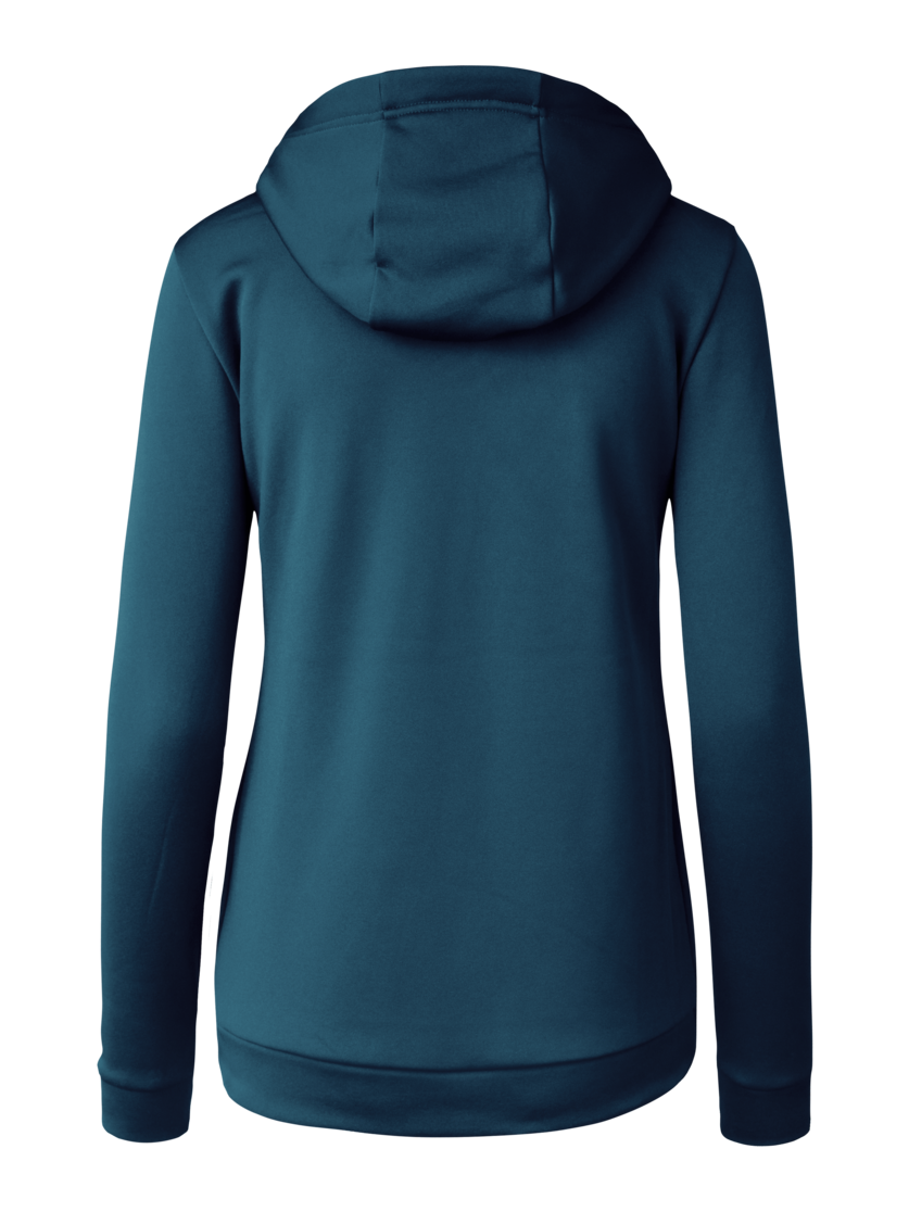 Martini Sportswear - Recharge Hoodie W - Felpe in poseidon - vista posteriore - Donna