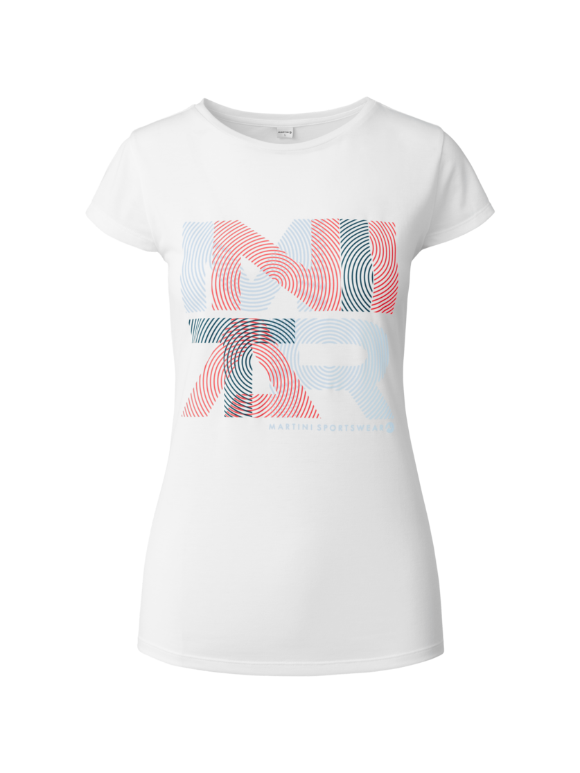 Martini Sportswear - Highventure Shirt W - T-Shirts in white-punch - Vorderansicht - Damen