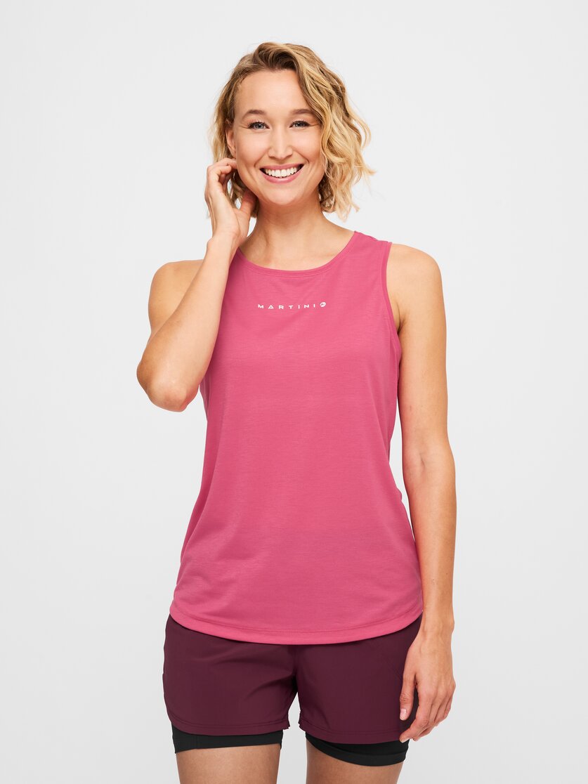 Martini Sportswear - Hillclimb Blaze Tanktop W - Tops in white-black - Vorderansicht Model - Damen