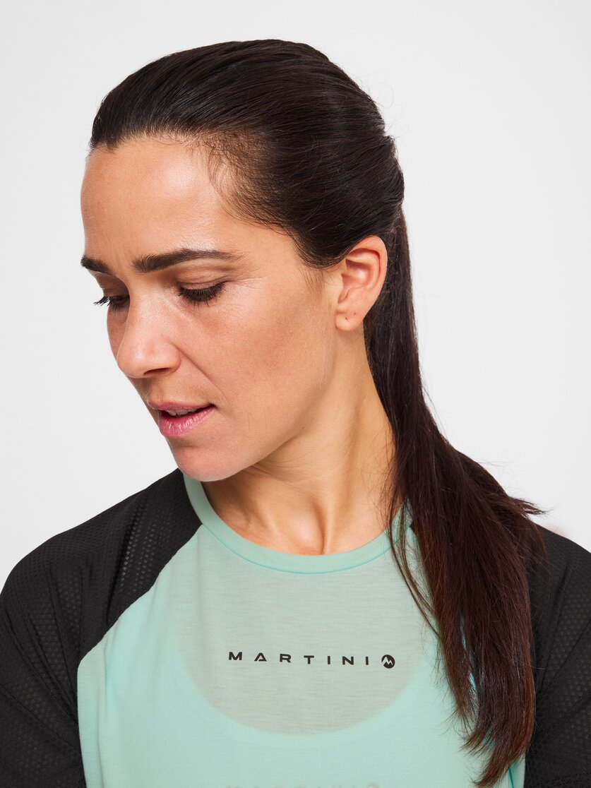 Martini Sportswear - Hillclimb Flex Shirt W - T-Shirts in white-black - Detail 2 - Damen
