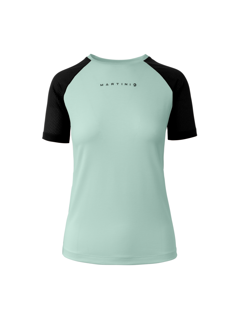 Martini Sportswear - Hillclimb Flex Shirt W - T-Shirts in ibiza blue-black - Vorderansicht - Damen