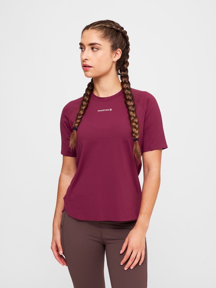 Martini Sportswear - Alpmate Sunray Protec Shirt W - T-Shirts in white - Vorderansicht Model - Damen