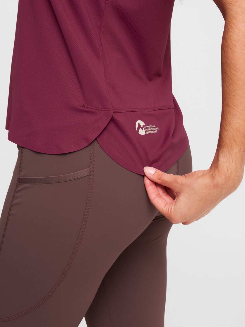 Martini Sportswear - Alpmate Sunray Protec Shirt W - T-Shirts in white - Detail 2 - Damen