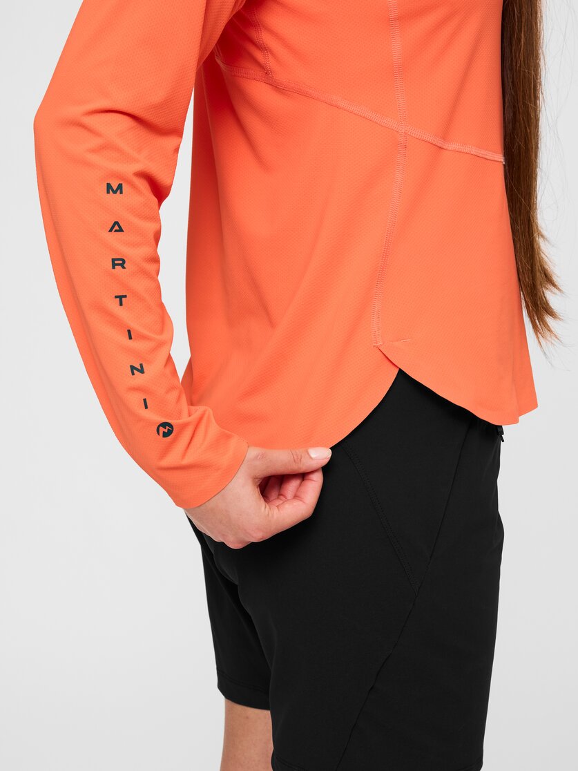 Martini Sportswear - Hillclimb ProTec Hooded Shirt W - Maglie a maniche lunghe in white-black - Dettaglio 1 - Donna