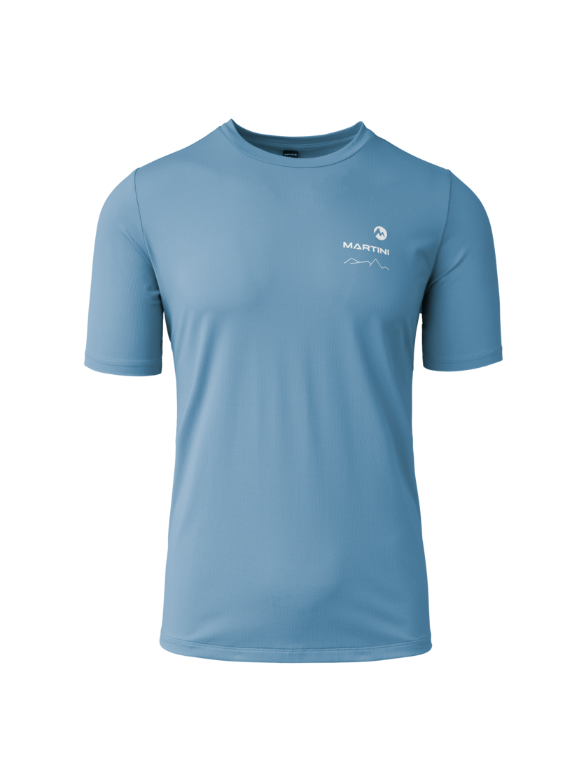 Martini Sportswear - Alpmate ProTec Shirt M - T-Shirts in noon blue - Vorderansicht - Herren