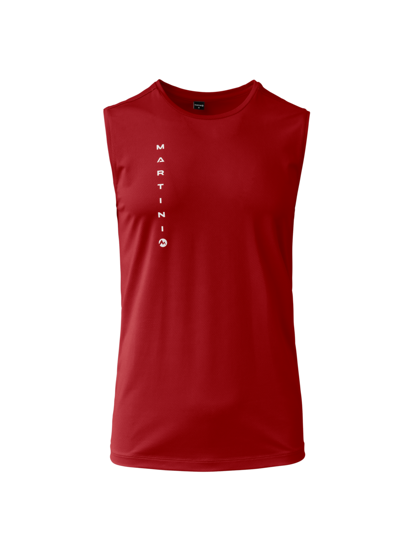 Martini Sportswear - Hillclimb Race Tanktop M - Tops in red moon - vista frontale - Uomo
