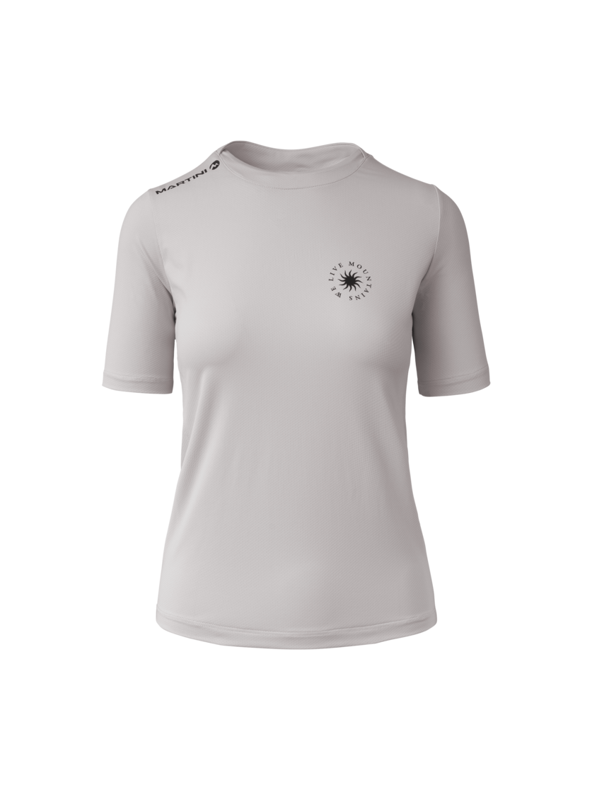 Martini Sportswear - Highventure ProTec Shirt W - T-Shirts in fog-black - Vorderansicht - Damen