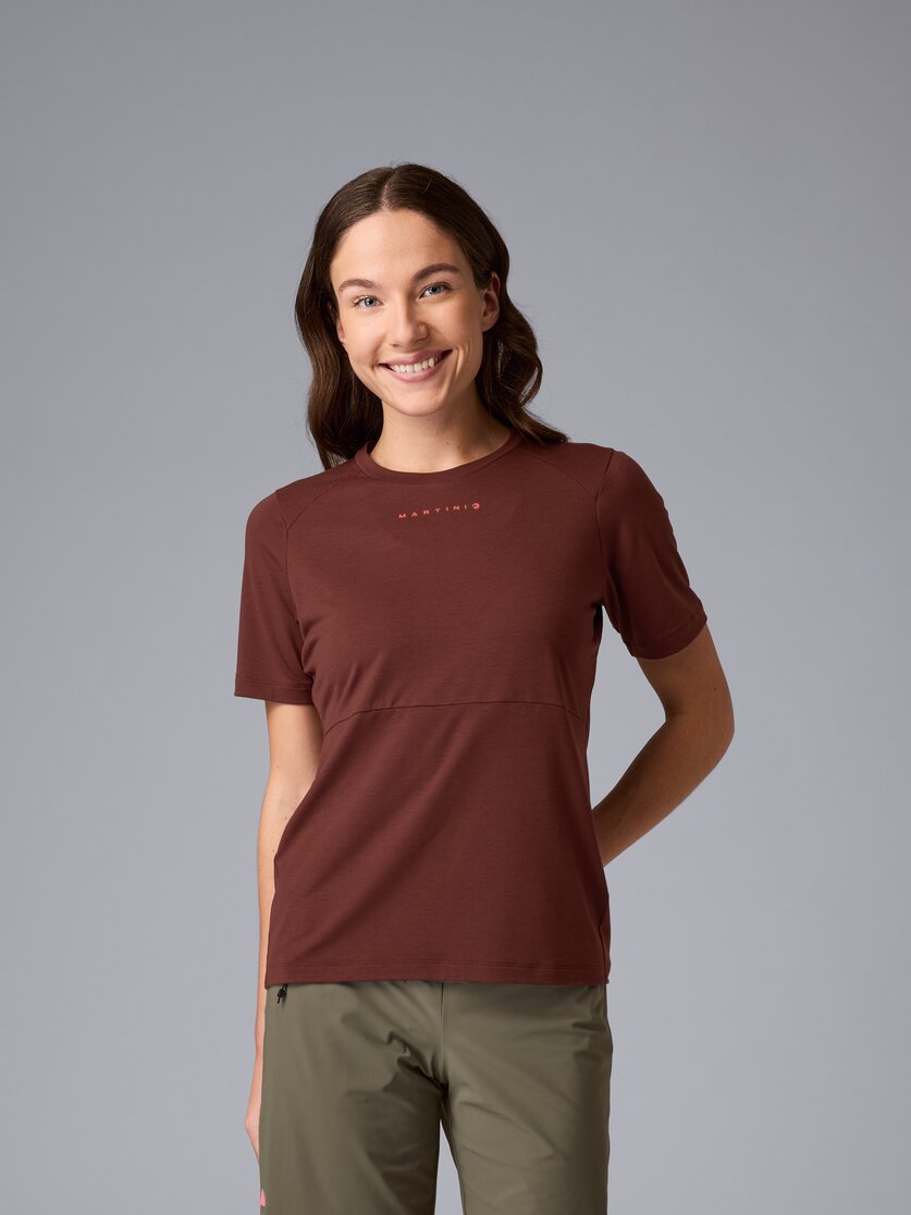 Martini Sportswear - Flowtrail Hike n Bike Shirt W - T-Shirts in black-white - Vorderansicht Model - Damen