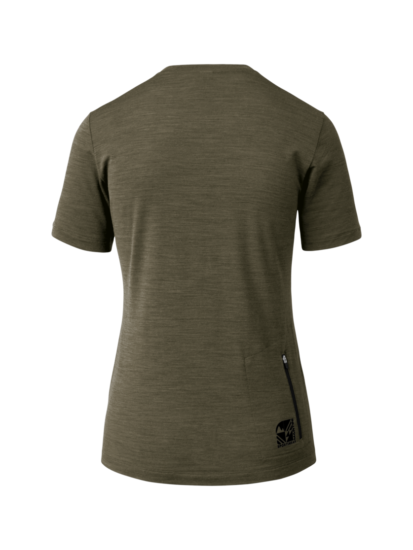 Martini Sportswear - Flowtrail Hike n Bike Shirt W - T-Shirts in moss-punch - Rückansicht - Damen