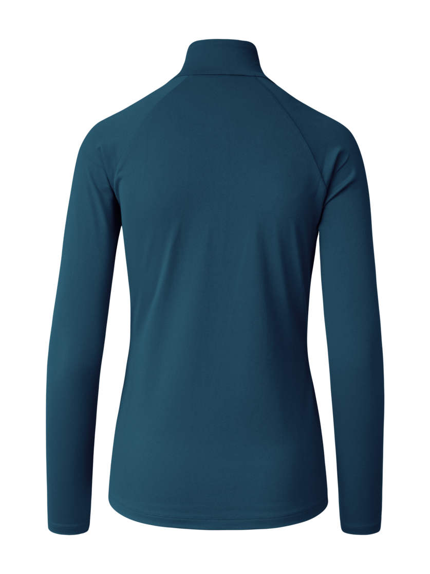 Martini Sportswear - Desire Halfzip Shirt W - Maglie a maniche lunghe in poseidon - vista posteriore - Donna