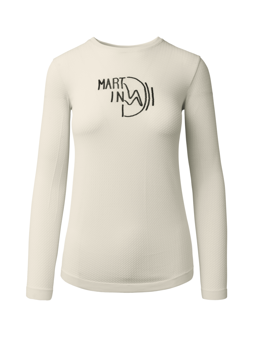 Martini Sportswear - Desire Shirt W - Longsleeves in off white - front view - Women