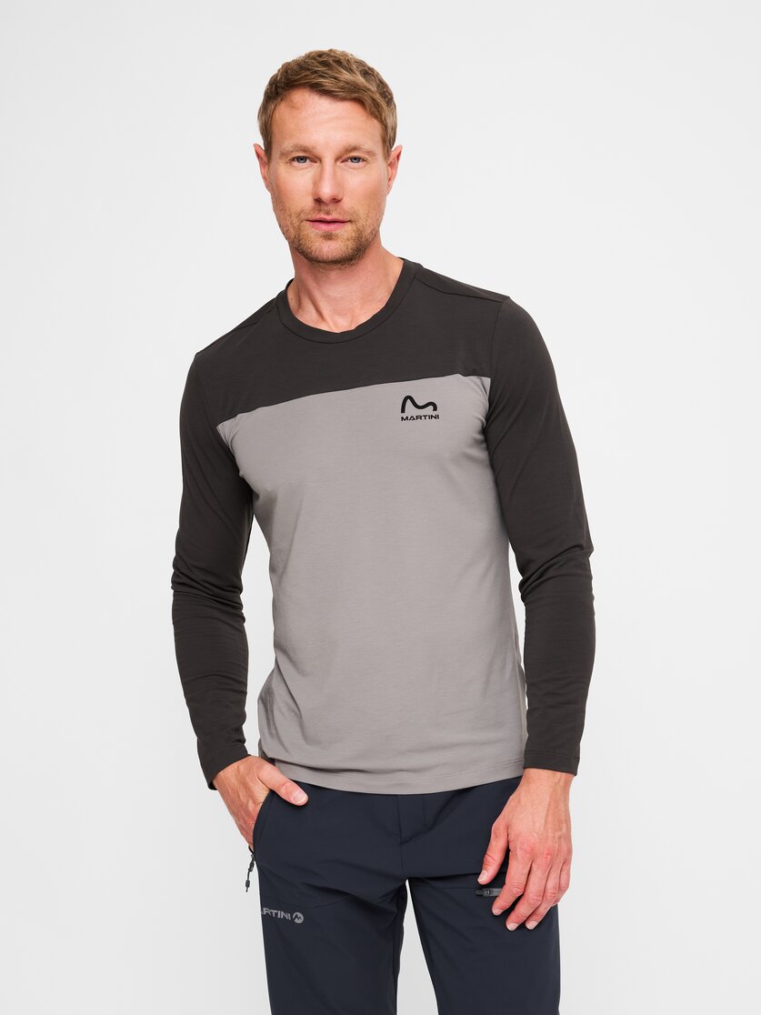 Martini Sportswear - Firstline Shirt M - Longsleeves in dark blue-peakan - front view model - Men