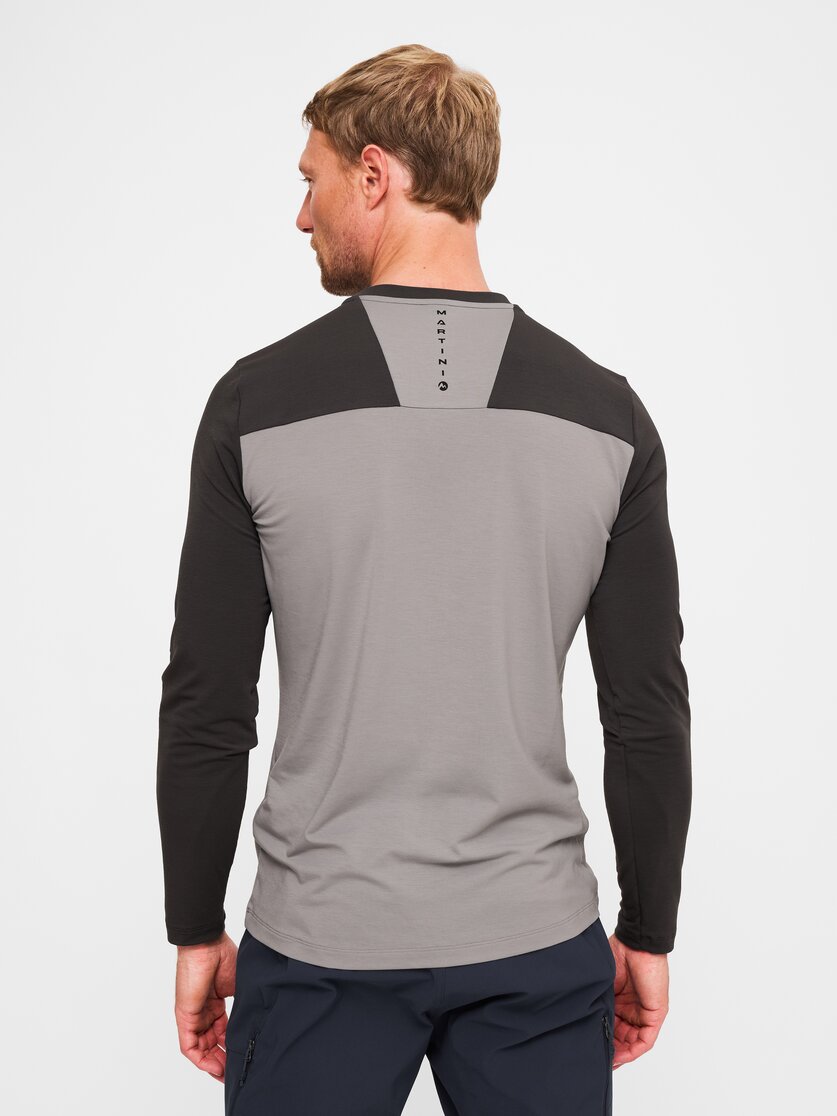 Martini Sportswear - Firstline Shirt M - Longsleeves in dark blue-peakan - rear view model - Men