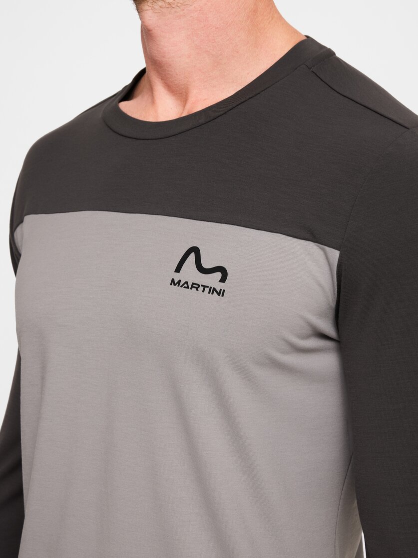 Martini Sportswear - Firstline Shirt M - Longsleeves in dark blue-peakan - Detail 1 - Men