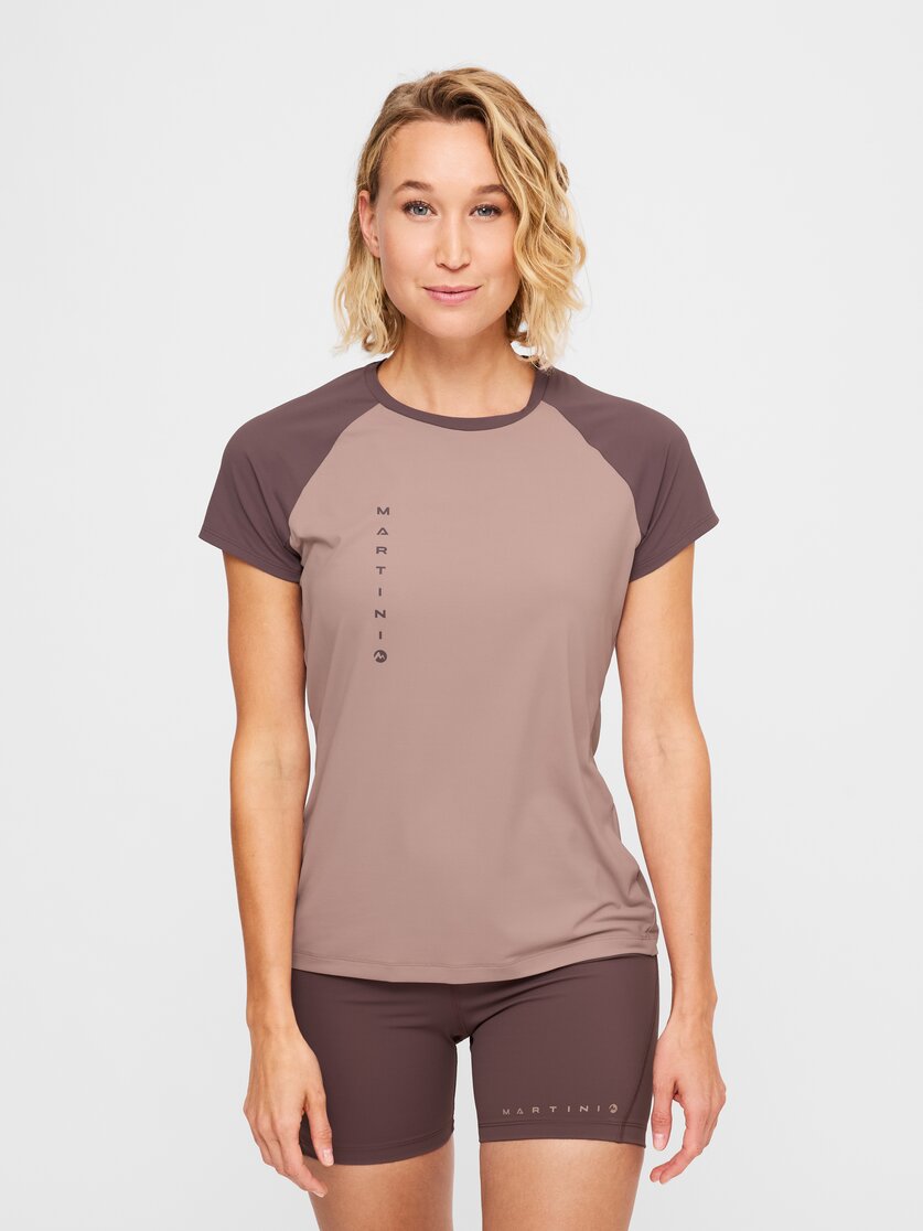 Martini Sportswear - Hillclimb Race Shirt W - T-Shirts in white-black - front view model - Women